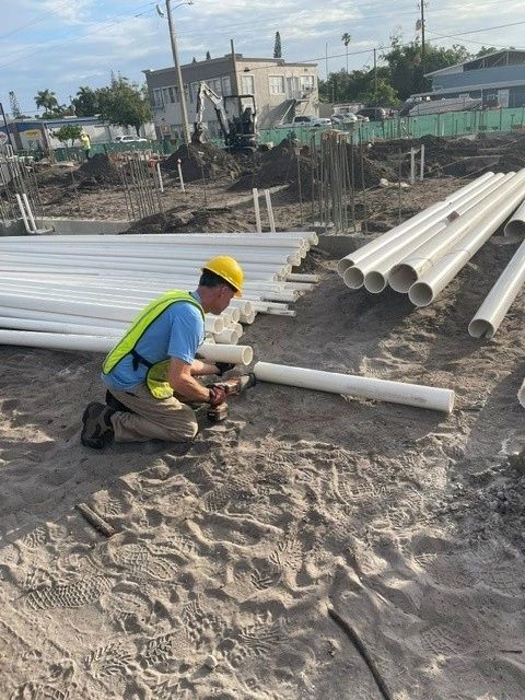 Plumber at work